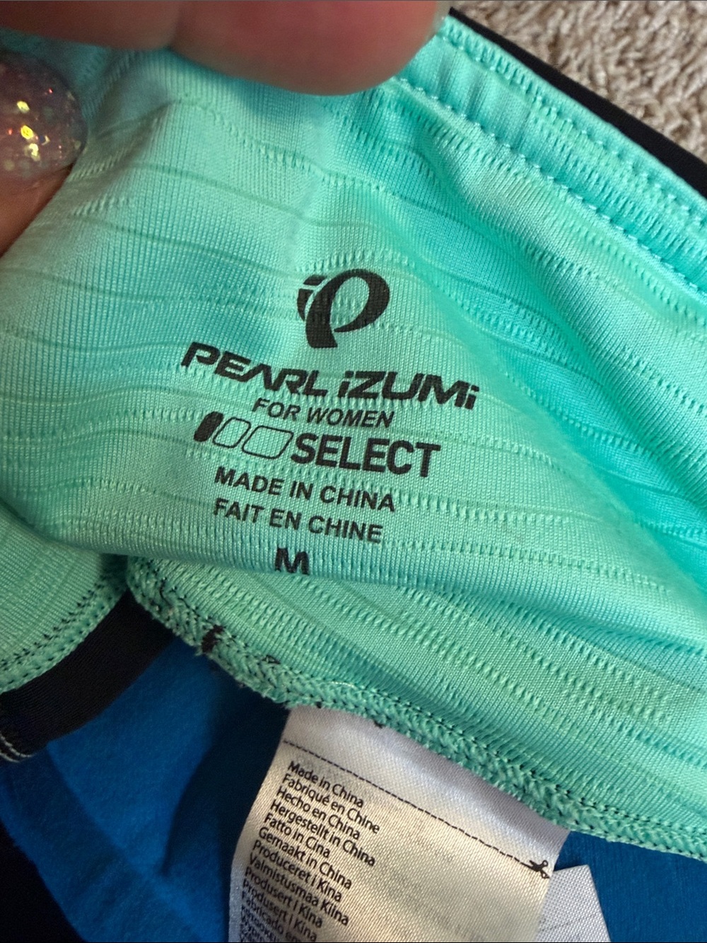 Pearl Izumi ladies size medium padded cycling shorts